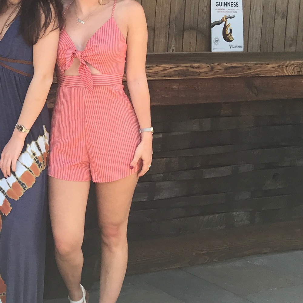 Red romper